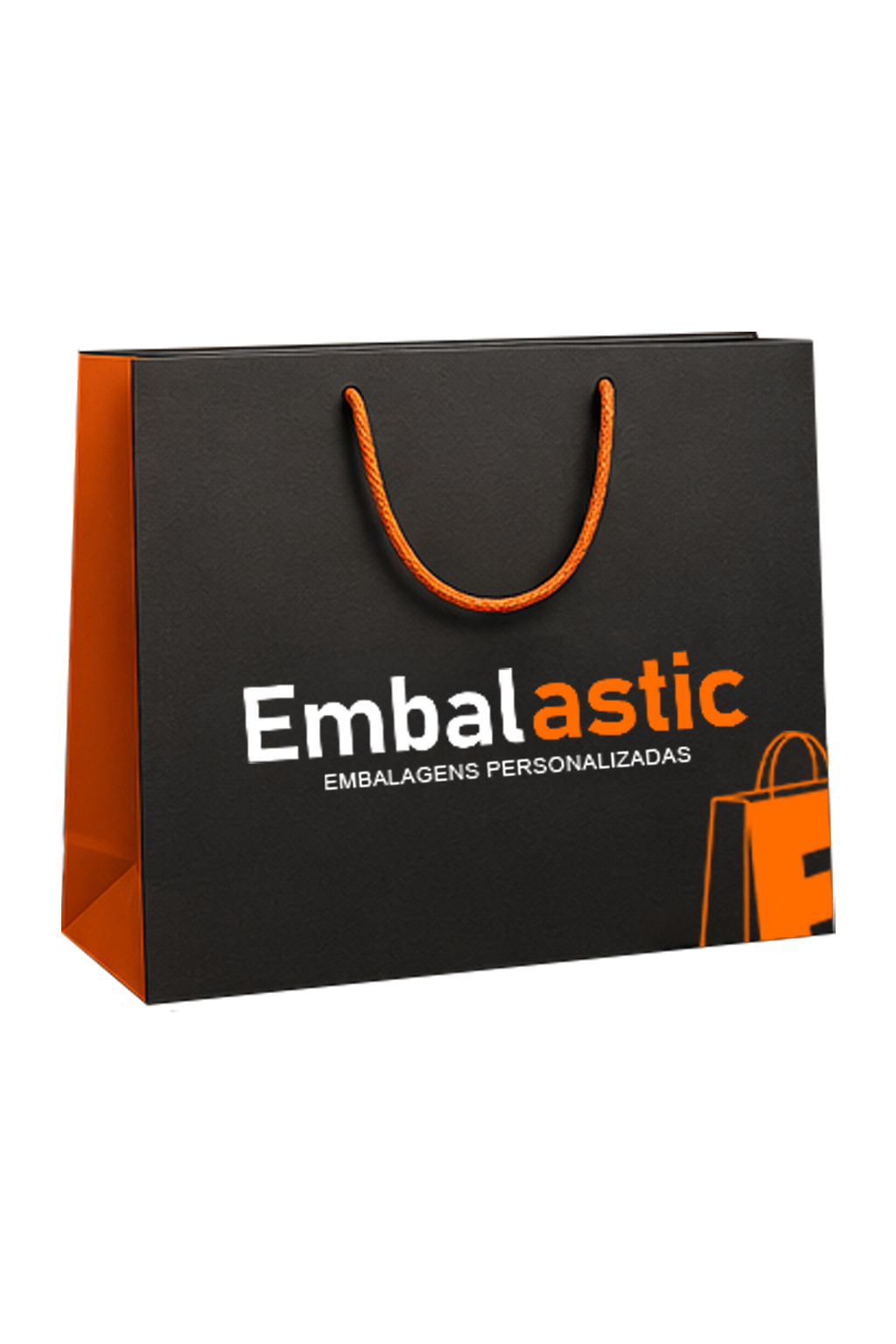 Sacola personalizada Embalastic — tamanho grande